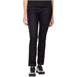 NWT Black Diamond Mission Wool Denim Pant Size 6 Black